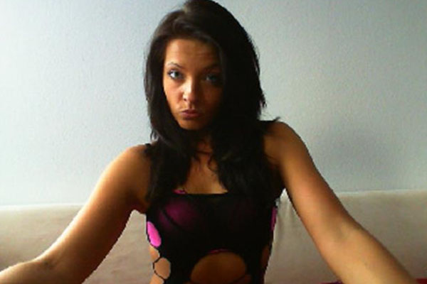 sexy selfie von heisser webcam frau